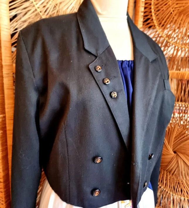 Vintage 80's Zeki London Crop Jacket - Yatva