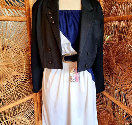 Vintage 80's Zeki London Crop Jacket - Yatva