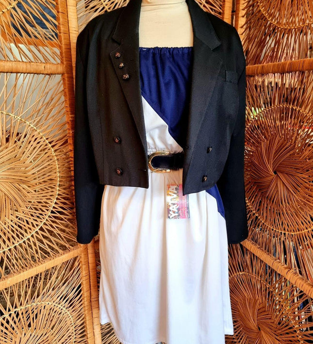 Vintage 80's Zeki London Crop Jacket - Yatva