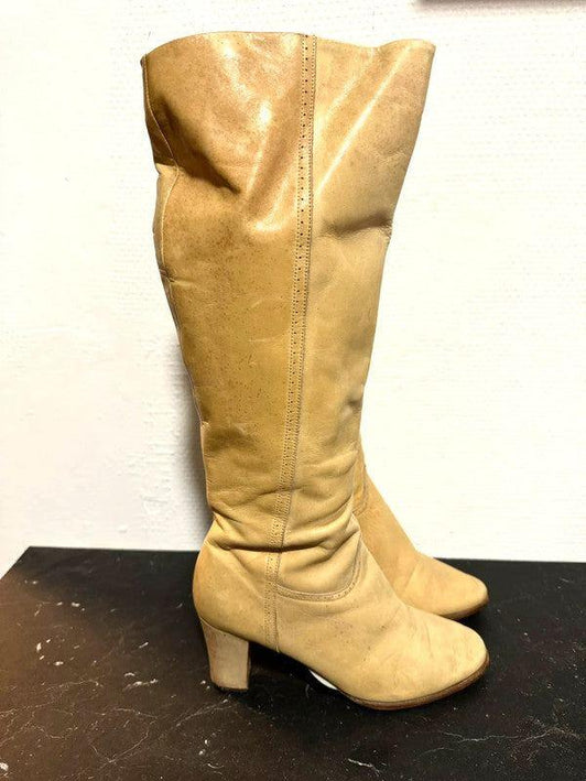 Vintage 80s zip up boots - Yatva