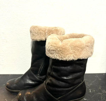 Vintage 80s zip up boots - Yatva