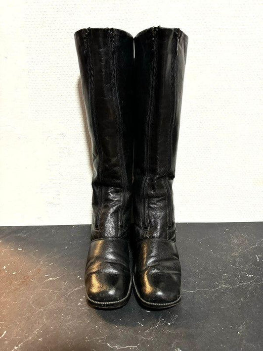 Vintage 80s zip up boots - Yatva