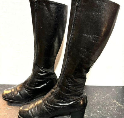 Vintage 80s zip up boots - Yatva