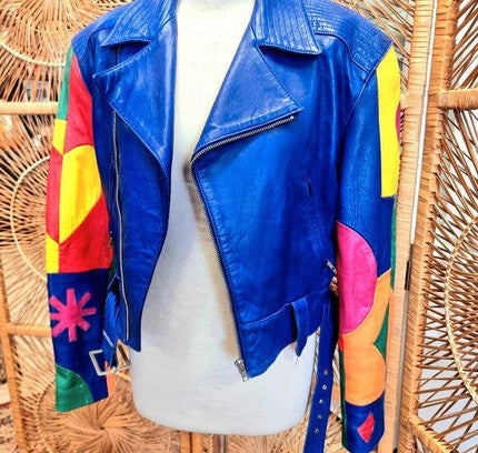 Vintage 80’s/90’s Michael Hoban North Beach Biker Jacket - Yatva