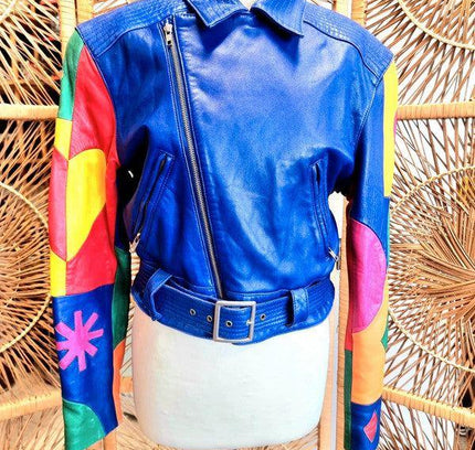 Vintage 80’s/90’s Michael Hoban North Beach Biker Jacket - Yatva