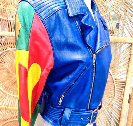 Vintage 80’s/90’s Michael Hoban North Beach Biker Jacket - Yatva