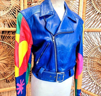Vintage 80’s/90’s Michael Hoban North Beach Biker Jacket - Yatva