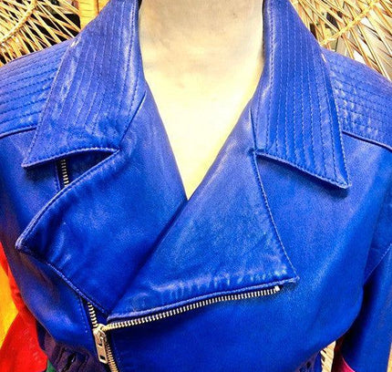 Vintage 80’s/90’s Michael Hoban North Beach Biker Jacket - Yatva