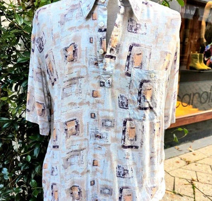 Vintage 80's/90's Print Shirt - Yatva