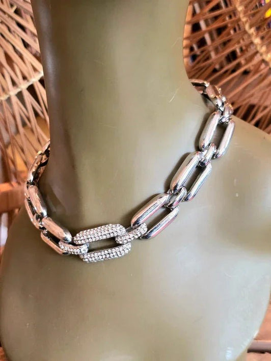 Vintage 90's Chain Link Necklace - Yatva