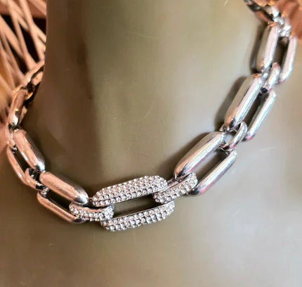 Vintage 90's Chain Link Necklace - Yatva