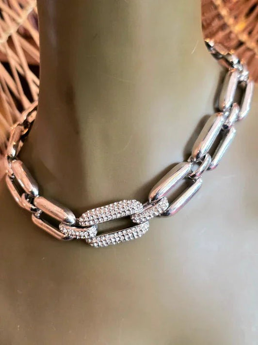 Vintage 90's Chain Link Necklace - Yatva