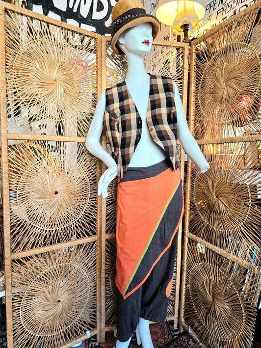 Vintage 90's Chaitanya Front Wrap Trousers - Yatva