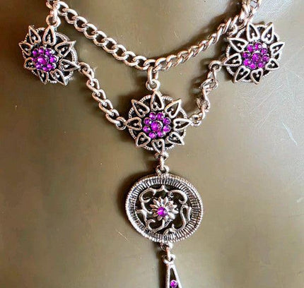 Vintage 90's Chandelier Necklace - Yatva