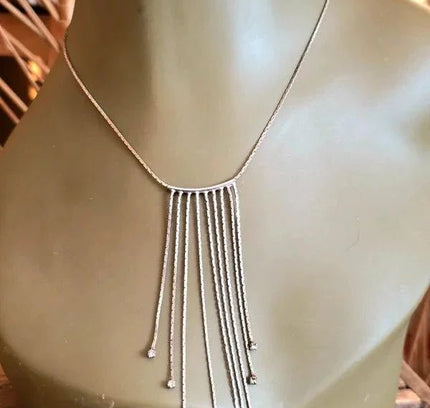 Vintage 90's Dangle Chain Necklace - Yatva