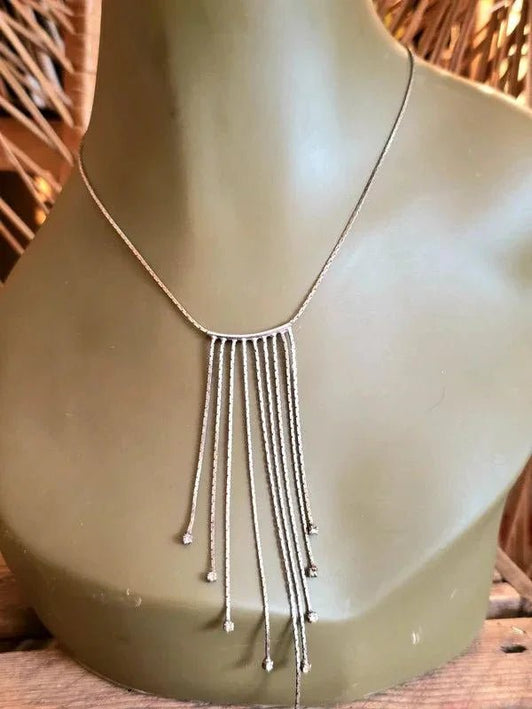 Vintage 90's Dangle Chain Necklace - Yatva