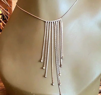 Vintage 90's Dangle Chain Necklace - Yatva