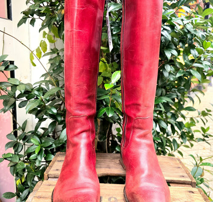 Vintage 90's Di Lauro Leather Boots - Yatva