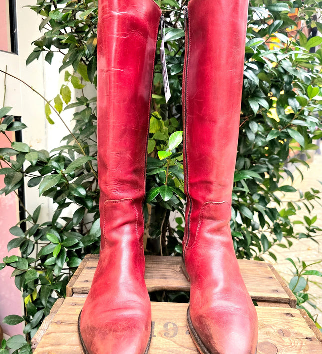 Vintage 90's Di Lauro Leather Boots - Yatva