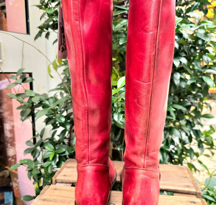 Vintage 90's Di Lauro Leather Boots - Yatva