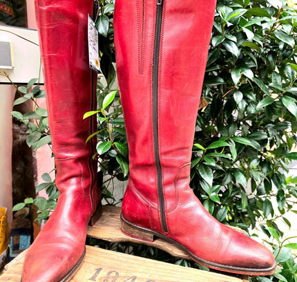 Vintage 90's Di Lauro Leather Boots - Yatva