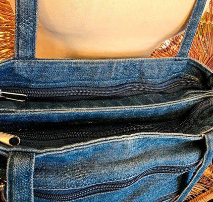 Vintage 90s D&S Paris Denim bag - Yatva