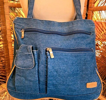 Vintage 90s D&S Paris Denim bag - Yatva