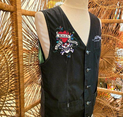 Vintage 90's Ed Hardy Waistcoat - Yatva