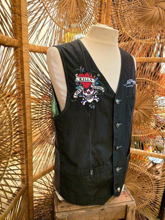 Vintage 90's Ed Hardy Waistcoat - Yatva