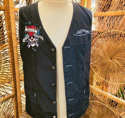 Vintage 90's Ed Hardy Waistcoat - Yatva