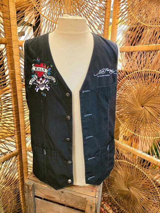 Vintage 90's Ed Hardy Waistcoat - Yatva
