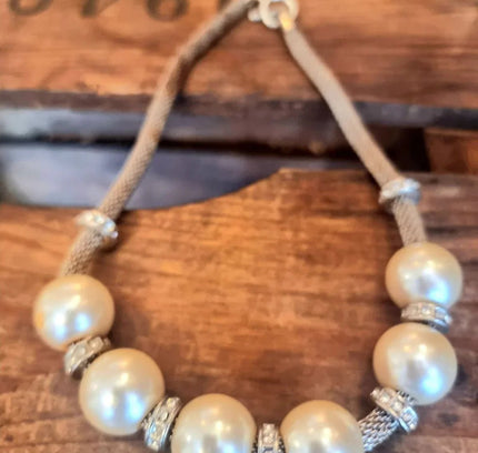 Vintage 90's Faux Pearl Necklace - Yatva
