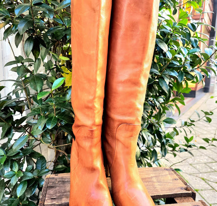 Vintage 90's FrancoMartini Leather Boots - Yatva