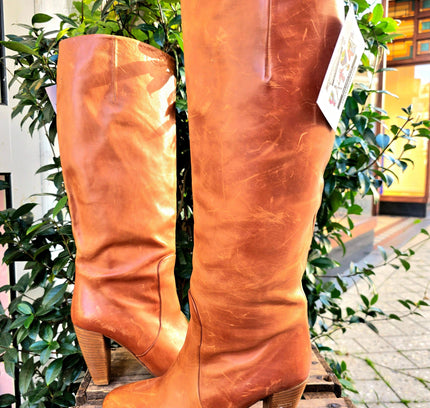 Vintage 90's FrancoMartini Leather Boots - Yatva
