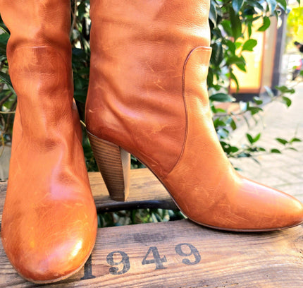 Vintage 90's FrancoMartini Leather Boots - Yatva