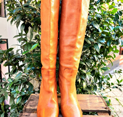 Vintage 90's FrancoMartini Leather Boots - Yatva
