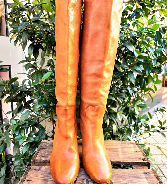 Vintage 90's FrancoMartini Leather Boots - Yatva