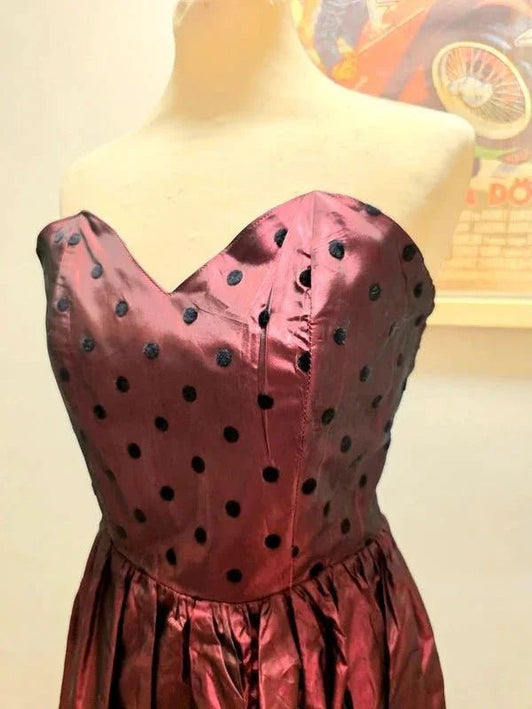 Vintage 90's Monique Brouns Strapless Dress - Yatva