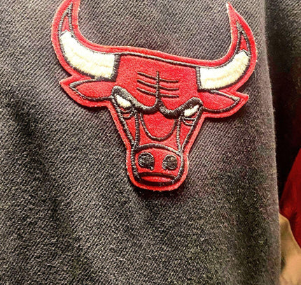 Vintage 90’s NBA Chicago Bulls Jeff Hamilton Leather Varsity Jacket - Yatva