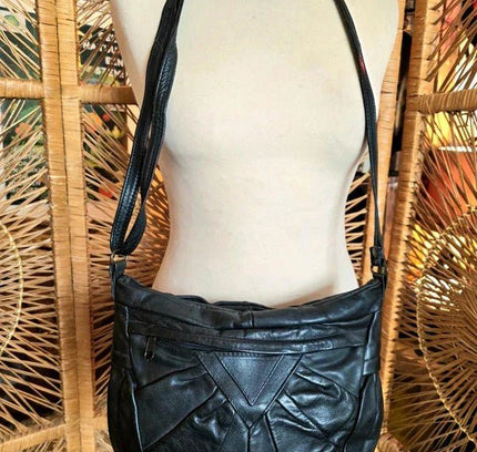 Vintage 90's Patchwork Shoulder Bag - Yatva