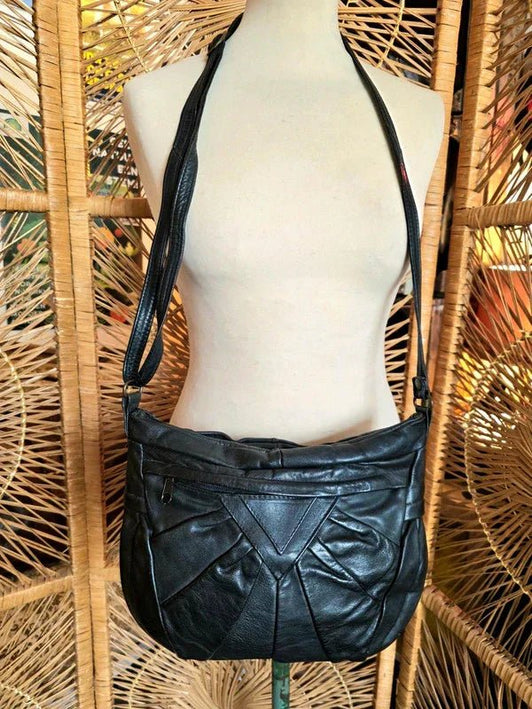 Vintage 90's Patchwork Shoulder Bag - Yatva