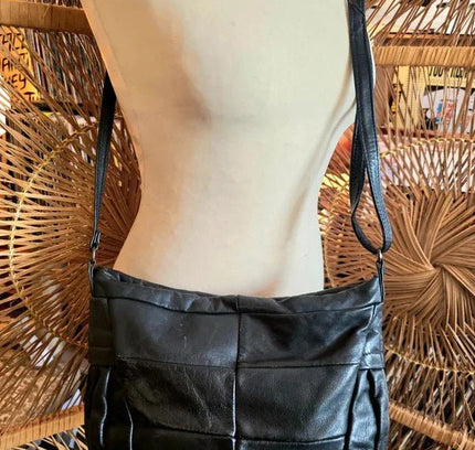 Vintage 90's Patchwork Shoulder Bag - Yatva