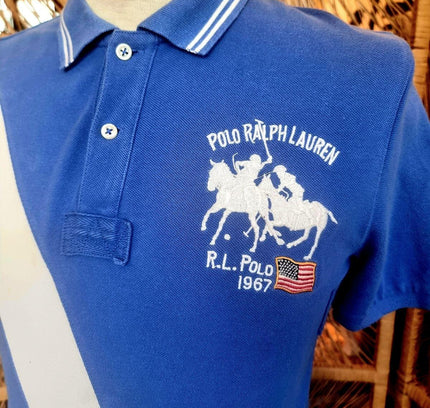 Vintage 90's Polo Ralph Lauren 1967 Logo T-Shirt - Yatva