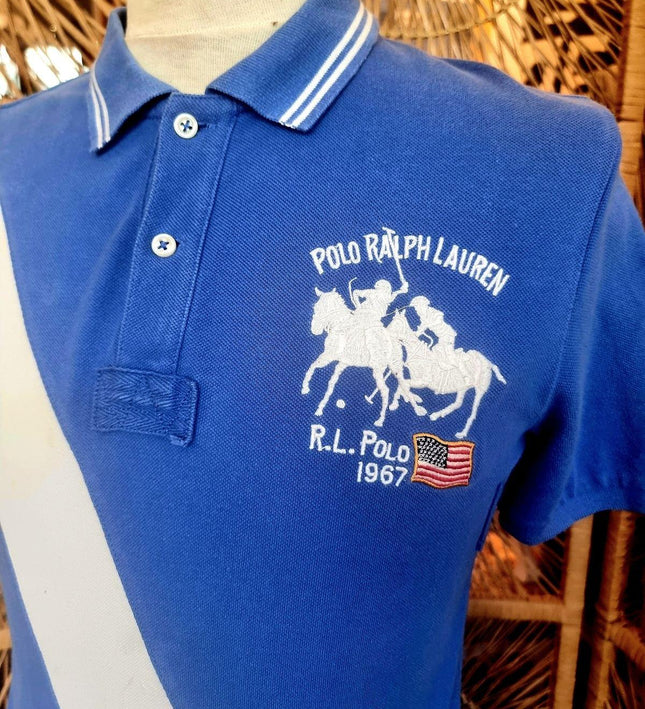 Vintage 90's Polo Ralph Lauren 1967 Logo T-Shirt - Yatva