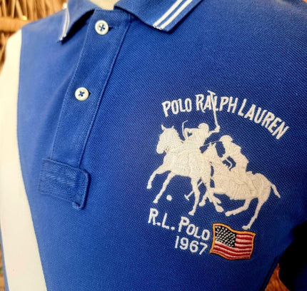 Vintage 90's Polo Ralph Lauren 1967 Logo T-Shirt - Yatva