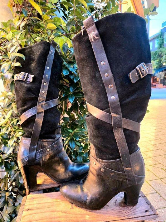 Vintage 90's Replay Pull Up Boots - Yatva
