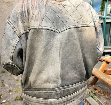Vintage 90’s Schuh Motorcycle Leather Rider Jacket - Yatva