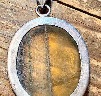 Vintage 90's Silver Pendant - Yatva