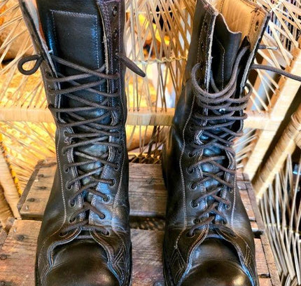 Vintage 90's Star Grommer Combat Boots - Yatva