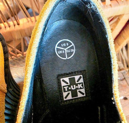 Vintage 90s T.U.K. Creeper Platform Wedge Shoes - Yatva